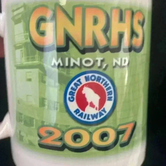Great Northern Railway Historical Society Coffee Cup Vintage 2007. Minot ND. - Picture 2 of 5
